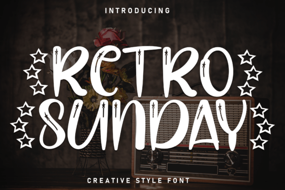 Retro Sunday Font preview 2
