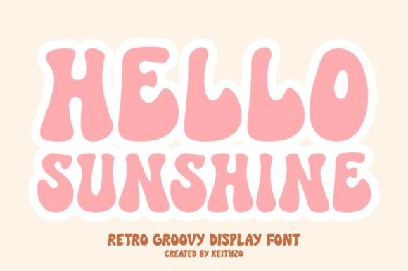 Retro Sunday Font preview 5