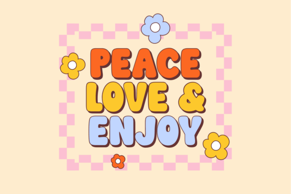 Retro Thick Font preview 3