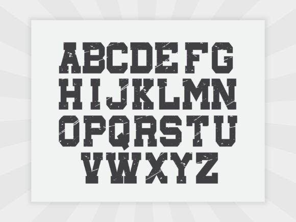 Retro Texture Font preview 2