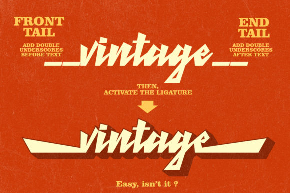 Retro Thunder Font preview 3
