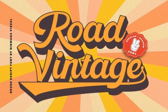 Retro Vintage Font preview 3