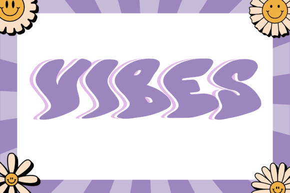 Retro Wave Font preview 2