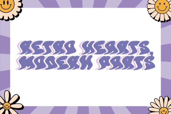 Retro Wave Font preview 3