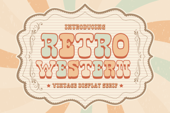 Retro Western Font