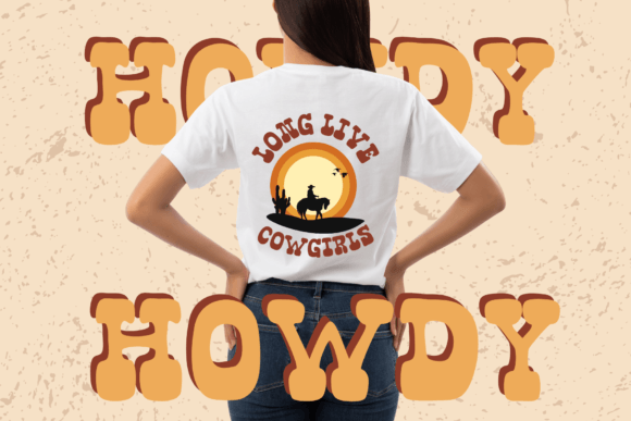 Retro Western Font preview 2