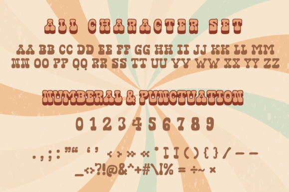 Retro Western Font preview 4