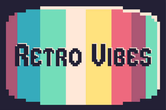 Retropix Font preview 2