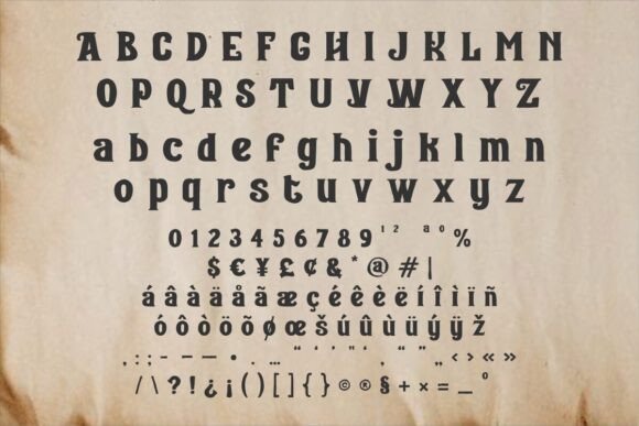 Retroria Font preview 3