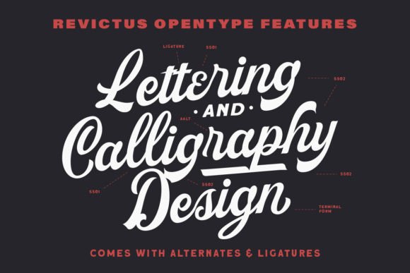 Revictus Font preview 2