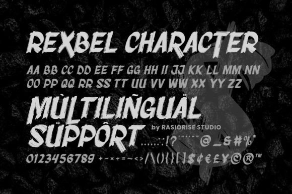 Rexbel Font preview 3