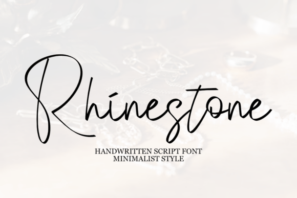 Rhinestone Font