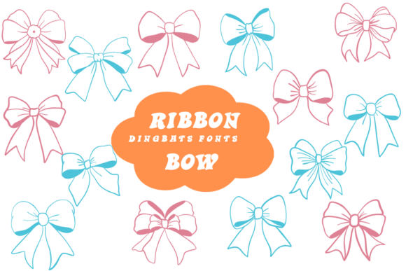 Ribbon Bow Font