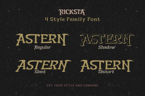 Ricksta Font preview 2
