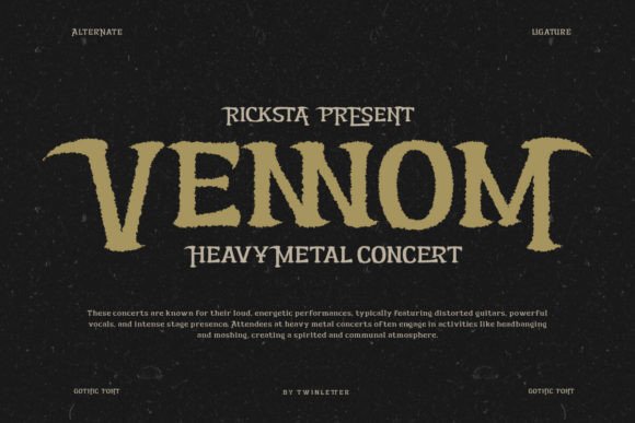 Ricksta Font preview 4