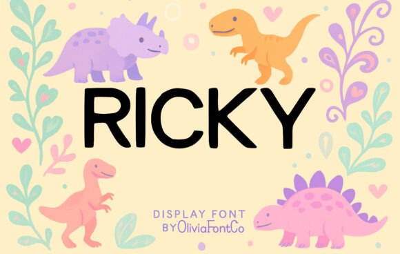 Ricky Font preview 2
