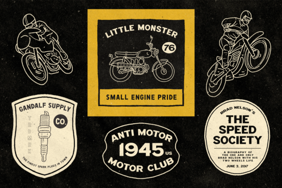 Ride Slow Font preview 2