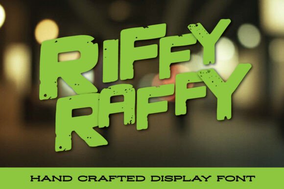 Riffy Raffy Font preview 2