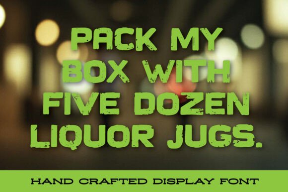 Riffy Raffy Font preview 4