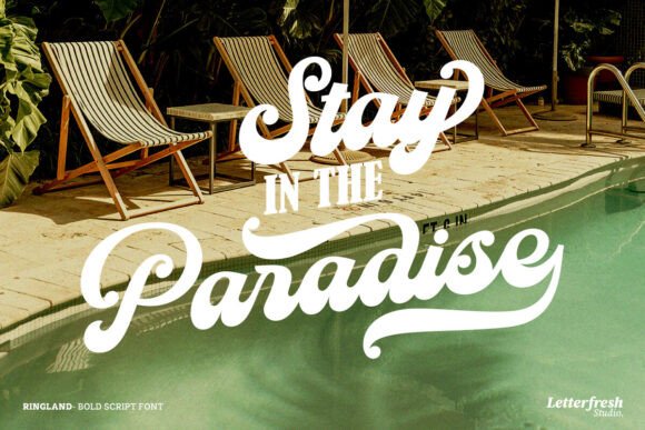 Ringland Script Font preview 4