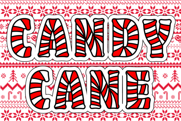 Candy Cane Font