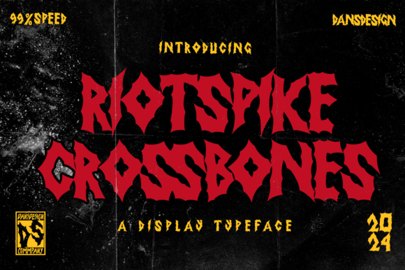 Riotspike Crossbones Font
