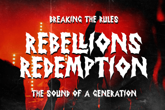 Riotspike Crossbones Font preview 4