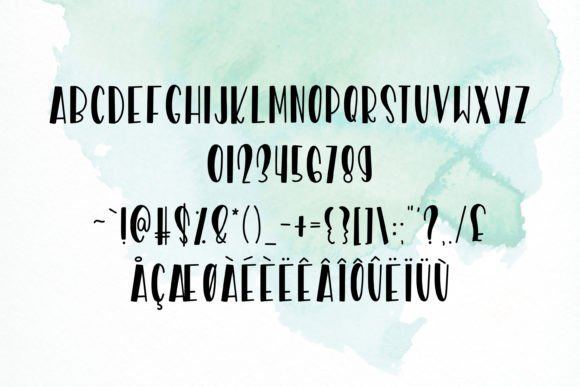 Rip Tide Font preview 2