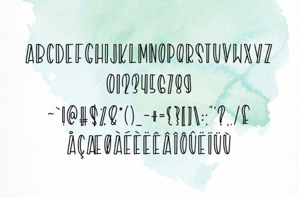 Rip Tide Font preview 3