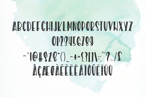 Rip Tide Font preview 4