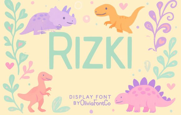 Rizki Font preview 2
