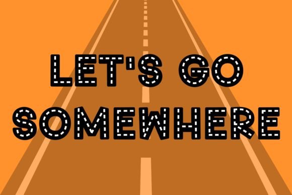 Road Trip Font preview 2