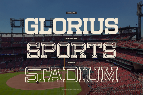 Roaring Tribune Font preview 2