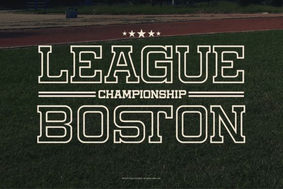 Roaring Tribune Font preview 4