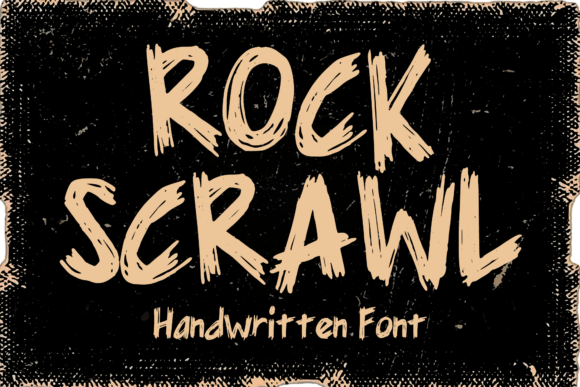 Rock Scrawl Font