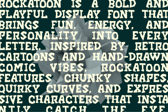 Rockatoon Font preview 3