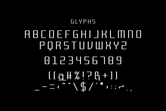 Rockedex Font preview 4