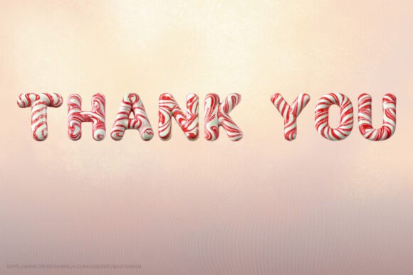 Candy Cane Christmas Font preview 4