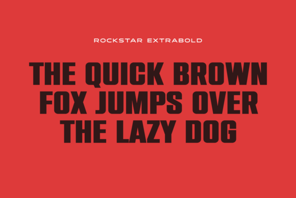 Rockstar Font preview 2