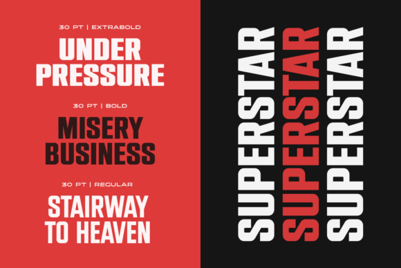 Rockstar Font preview 4