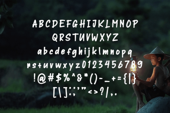 Rocky Brush Font preview 2