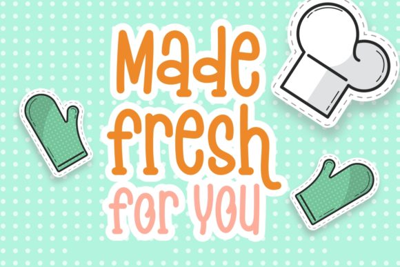 Baking Pastry Font preview 2