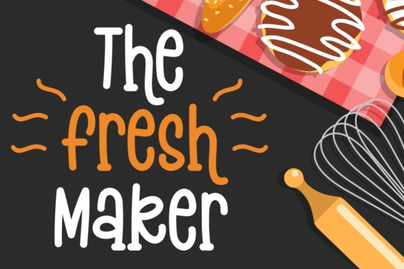 Baking Pastry Font preview 4