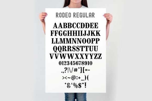 Rodeo Bundle Font preview 4