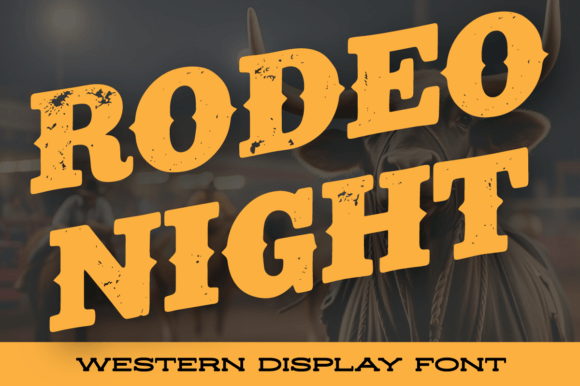Rodeo Night Font preview 2