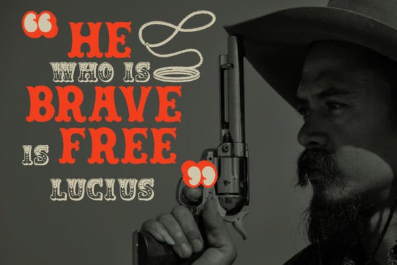 Rodeo Rebels Font preview 4