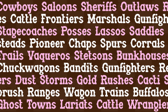 Rodeo Spurs Font preview 2