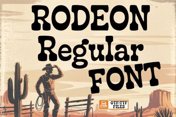 Rodeon Western Bundle Font preview 3