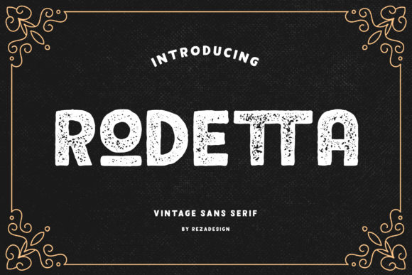 Rodetta Font preview 2