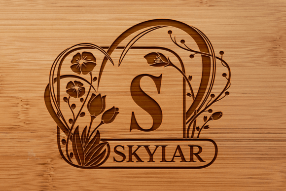 Rolinka Monogram Font preview 3